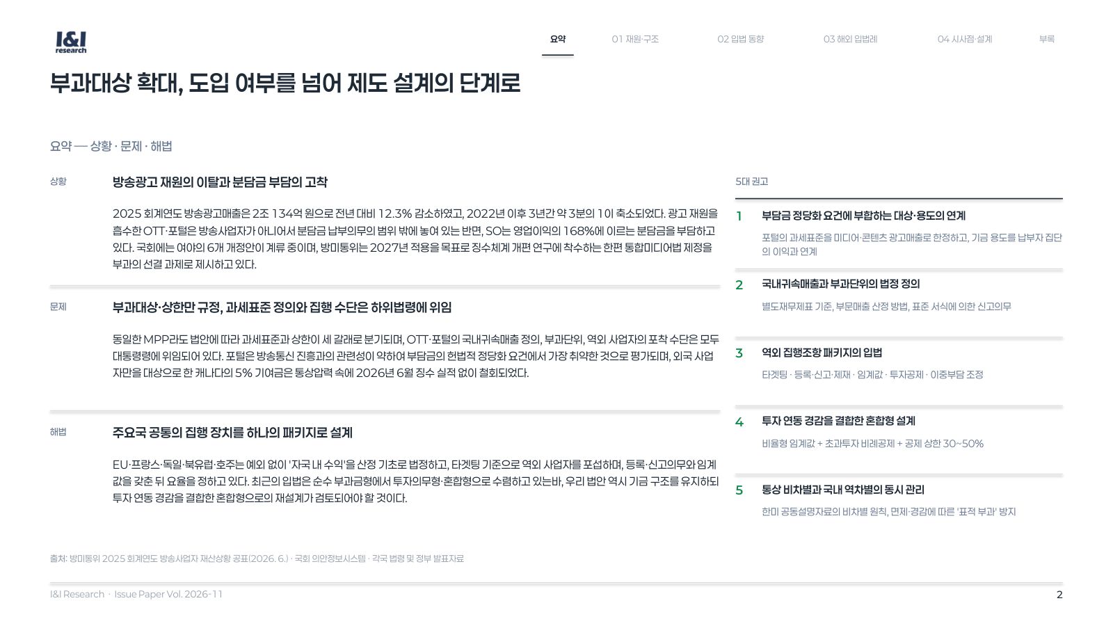 방발기금 분담금 이슈리포트 2쪽